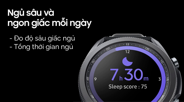 Đồng hồ thông minh Samsung Galaxy Watch3 Titanium 45mm Đen