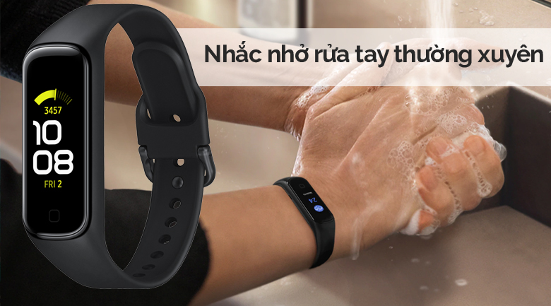 Vòng tay thông minh Samsung Galaxy Fit2 Đen