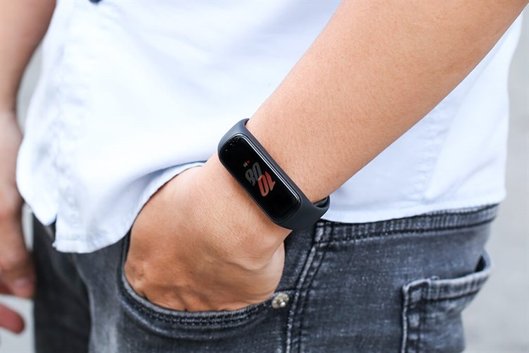 Vòng tay thông minh Samsung Galaxy Fit2 Đen Màu Đen