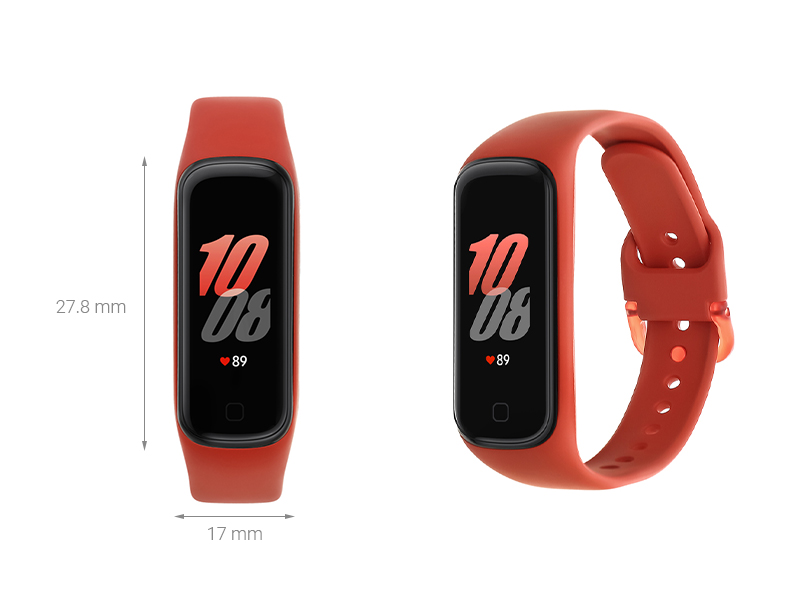 Vòng tay thông minh Samsung Galaxy Fit2 đỏ