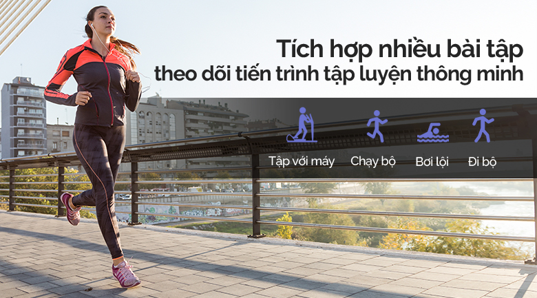 Vòng tay thông minh Samsung Galaxy Fit2 đỏ