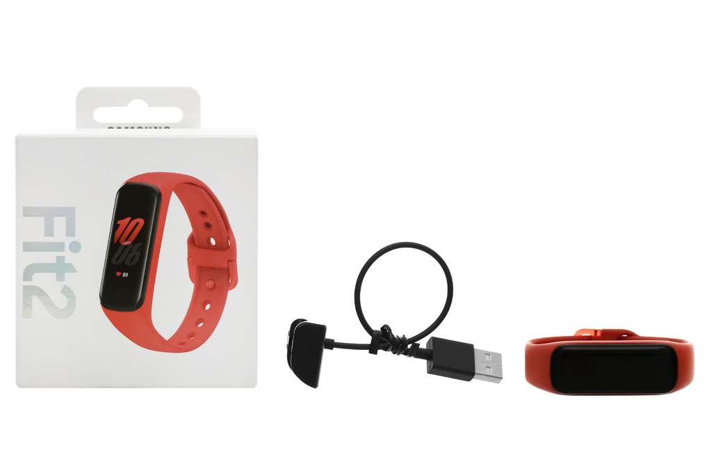 Vòng tay thông minh Samsung Galaxy Fit2 đỏ