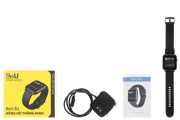Đồng hồ thông minh BeU B1 39mm Đen