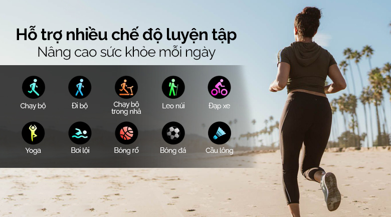 Đồng hồ thông minh BeU PT1 50mm Đen