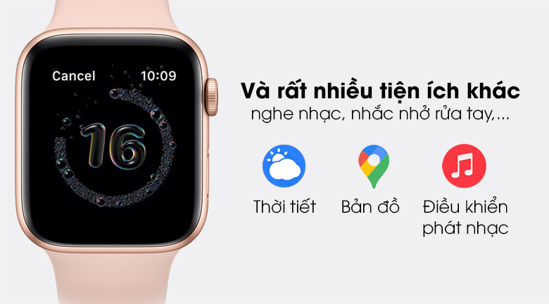 Apple Watch SE 44mm viền nhôm dây cao su còn nhiều tính năng thú vị khác Apple Watch SE 44mm viền nhôm dây cao su còn nhiều tính năng thú vị khác