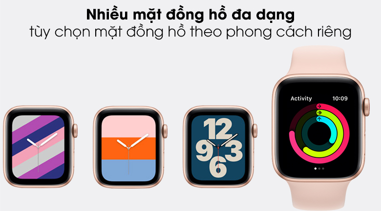 Apple Watch SE 44mm viền nhôm dây cao su sở hữu bộ sưu tập giao diện đồng hồ phong phú Apple Watch SE 44mm viền nhôm dây cao su sở hữu bộ sưu tập giao diện đồng hồ phong phú