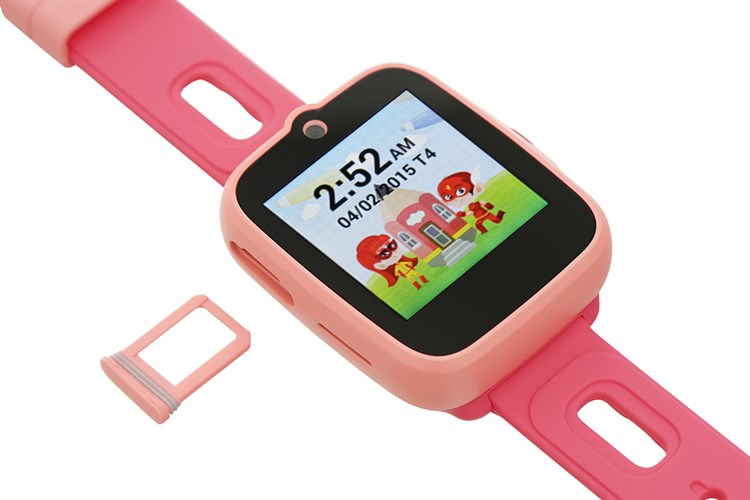 Đồng hồ định vị trẻ em Masstel Super Hero 4G Màu Hồng