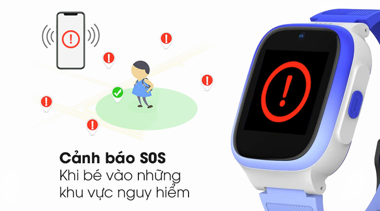 Đồng hồ định vị trẻ em Masstel Smart Hero 4G
