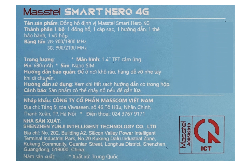 Đồng hồ định vị trẻ em Masstel Smart Hero 4G - 31