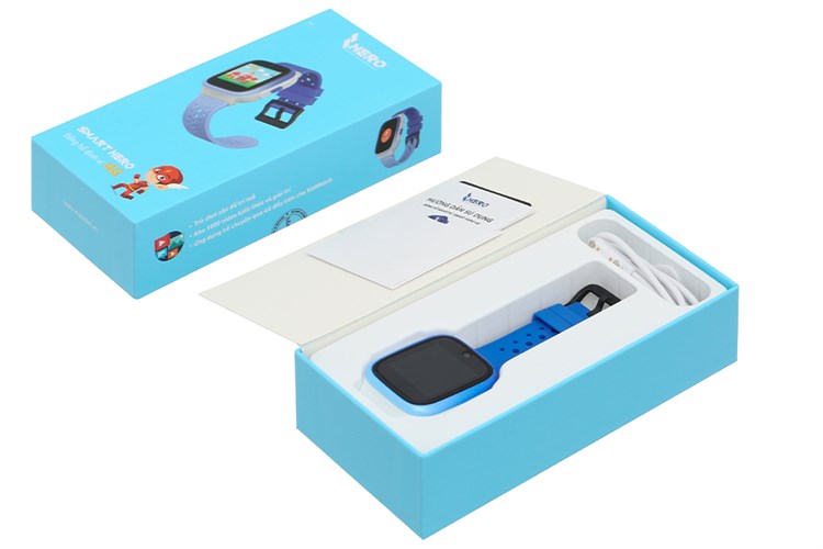 Đồng hồ định vị trẻ em Masstel Smart Hero 4G Màu Xanh Dương