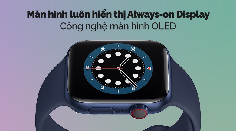 Apple Watch S6 LTE 44mm viền nhôm dây cao su