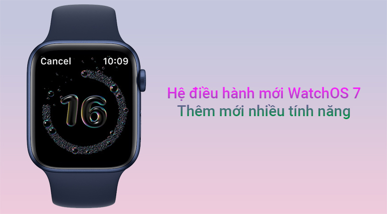 Đồng hồ thông minh Apple Watch S6 LTE 44mm viền nhôm dây silicone