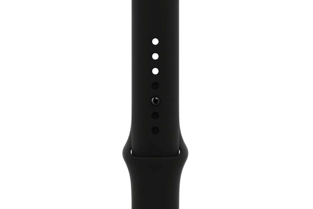 Đồng hồ thông minh Apple Watch S6 LTE 44mm viền nhôm dây silicone Màu Đen