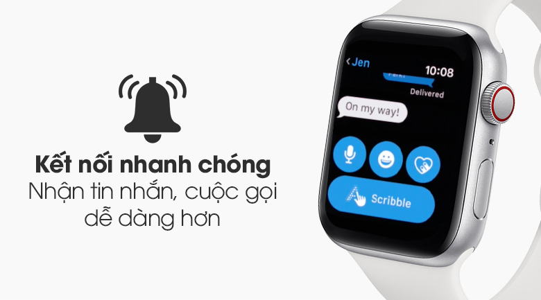 Đồng hồ Apple Watch SE LTE 44 mm kết nối với điện thoại dễ dàng qua bluetooth