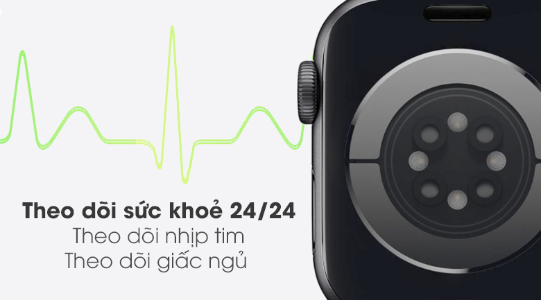 Apple Watch S6 LTE 40mm viền nhôm dây cao su đen theo dõi sức khỏe của bạn 24/24 Apple Watch S6 LTE 40mm viền nhôm dây cao su đen theo dõi sức khỏe của bạn 24/24