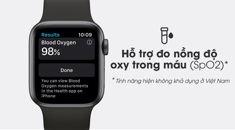 Apple Watch S6 LTE 40mm viền nhôm dây cao su đen có hỗ trợ đo nồng độ oxy trong máu Apple Watch S6 LTE 40mm viền nhôm dây cao su đen có hỗ trợ đo nồng độ oxy trong máu