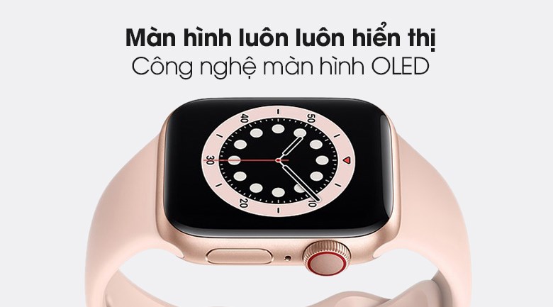 Apple Watch S6 LTE 40mm viền nhôm dây silicone