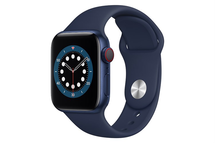 Đồng hồ thông minh Apple Watch S6 LTE 40mm viền nhôm dây silicone Màu Xanh Dương