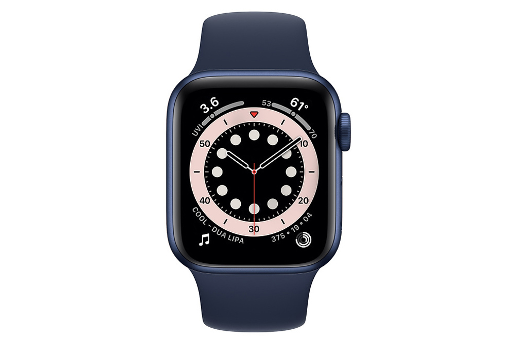 Đồng hồ thông minh Apple Watch S6 LTE 40mm viền nhôm dây silicone Màu Xanh Dương