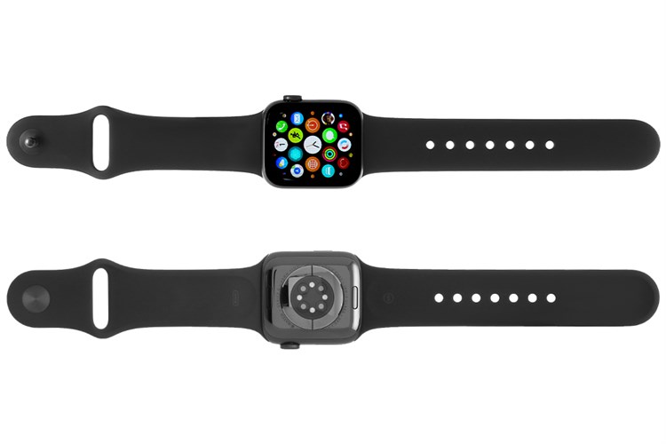 Đồng hồ thông minh Apple Watch S6 LTE 40mm viền nhôm dây silicone Màu Đen
