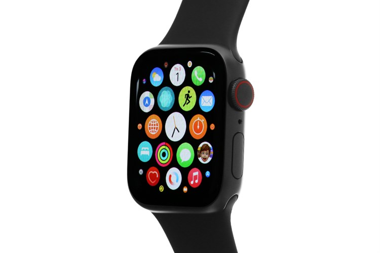 Đồng hồ thông minh Apple Watch S6 LTE 40mm viền nhôm dây silicone Màu Đen