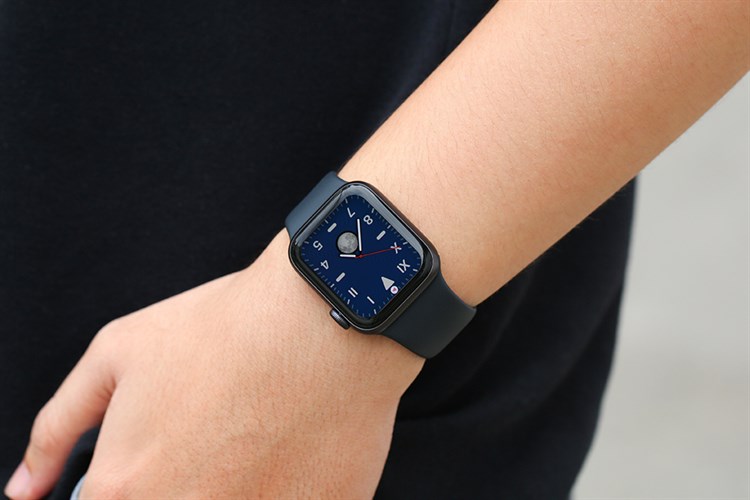 Đồng hồ thông minh Apple Watch S6 LTE 40mm viền nhôm dây silicone Màu Đen