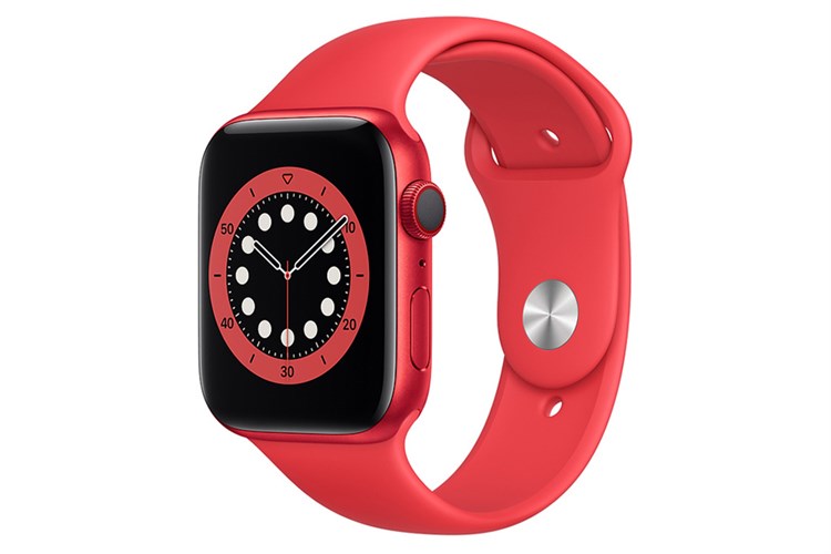 Đồng hồ thông minh Apple Watch S6 LTE 40mm viền nhôm dây silicone Màu Đỏ