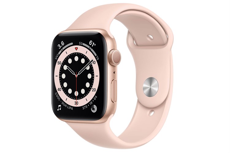 Đồng hồ thông minh Apple Watch S6 LTE 40mm viền nhôm dây silicone Màu Hồng