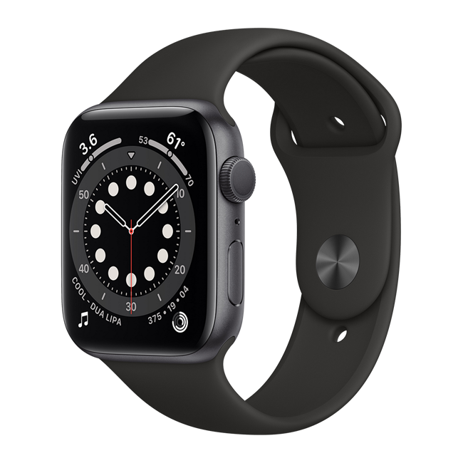 Đồng hồ Apple Watch S6 44mm dây silicone chính hãng, mua trả chậm