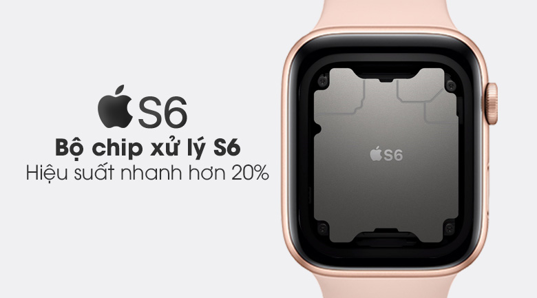 Apple Watch S6 44mm viền nhôm dây cao su hồng trang bị chip thế hệ S6 cải thiện hiệu năng Apple Watch S6 44mm viền nhôm dây cao su hồng trang bị chip thế hệ S6 cải thiện hiệu năng