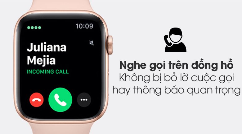 Apple Watch S6 44mm viền nhôm dây cao su hồng có tính năng nghe gọi ngay trên đồng hồ Apple Watch S6 44mm viền nhôm dây cao su hồng có tính năng nghe gọi ngay trên đồng hồ