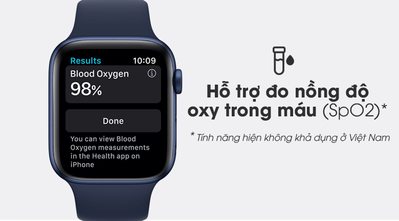 Apple Watch S6 40mm viền nhôm dây cao su trắng giúp theo dõi sức khỏe tốt hơn Apple Watch S6 40mm viền nhôm dây cao su xanh giúp theo dõi sức khỏe tốt hơn