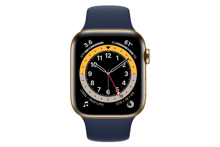 Đồng hồ thông minh Apple Watch S6 LTE 40mm viền thép dây silicone Màu Xanh Dương