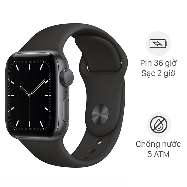 Apple Watch SE 40mm viền nhôm dây silicone