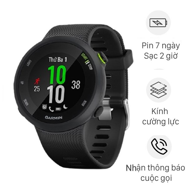 Đồng Hồ Thông Minh Garmin Forerunner 45 42Mm Đỏ