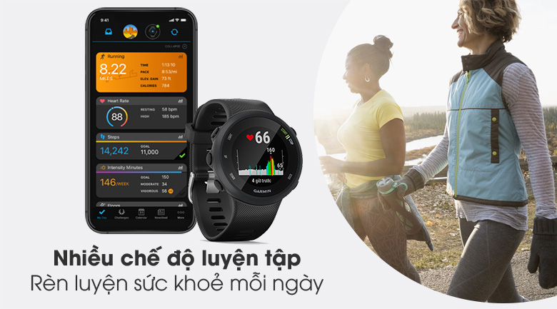 Đồng hồ thông minh Garmin Forerunner 45 42mm