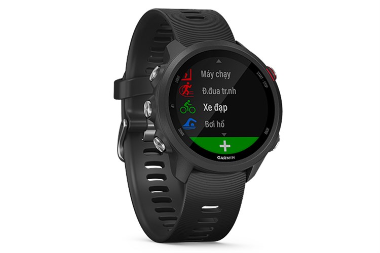 Đồng hồ thông minh Garmin Forerunner 245 Music 42.3mm Đen Màu Đen