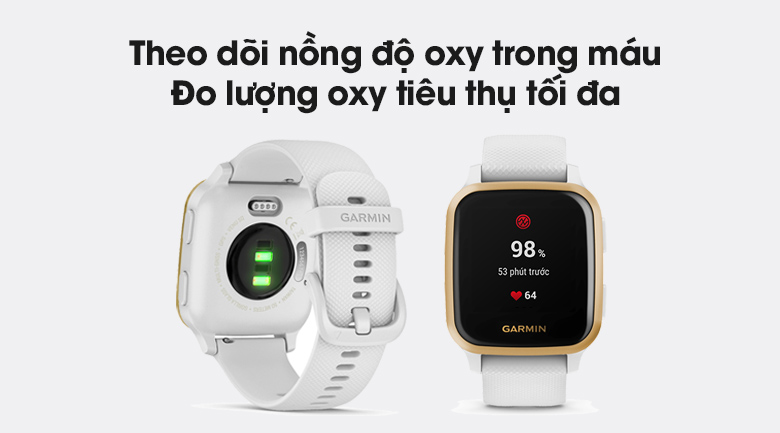 Đồng hồ thông minh Garmin hỗ trợ theo dõi nồng độ oxy trong máu và lượng oxy tiêu thụ tối đa
