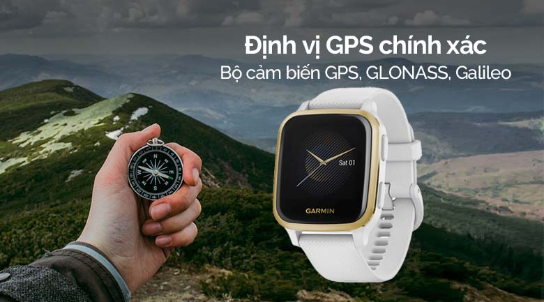Đồng hồ thông minh Garmin có khả năng định vị chính xác