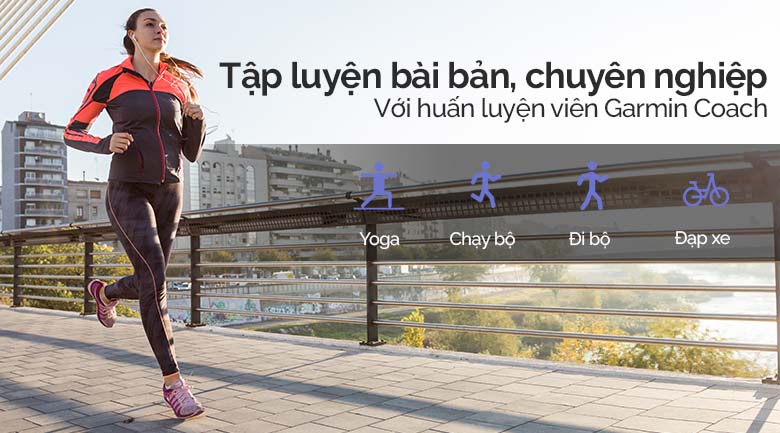 Đồng hồ thông minh Garmin giúp tập luyện chuyên nghiệp nhờ Garmin Coach