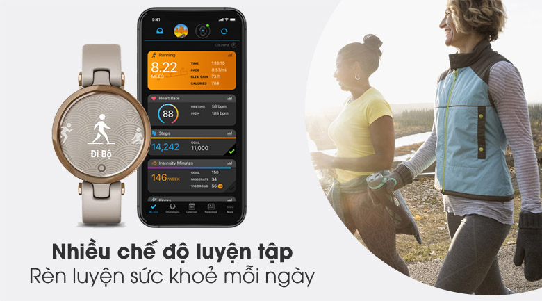 Garmin Lily 34.5mm dây silicone