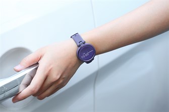 Garmin Lily 34.5mm dây silicone Màu Tím