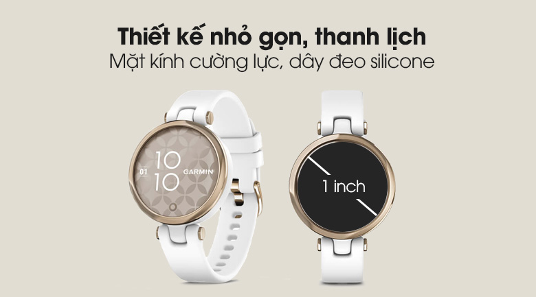 Đồng hồ thông minh Garmin Lily thiết kế thanh lịch