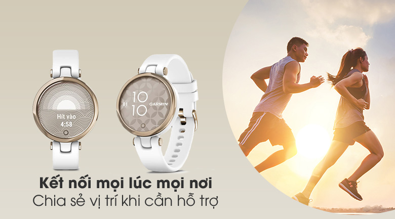 Đồng hồ thông minh Garmin Lily chia sẽ vị trí