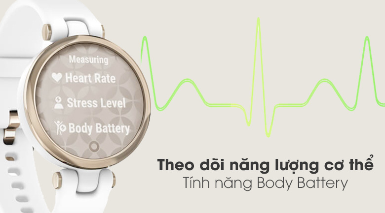 Đồng hồ thông minh Garmin Lily đo năng lượng cơ thể