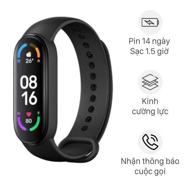 Vòng đeo tay thông minh Xiaomi Mi Band 6 - Chính hãng