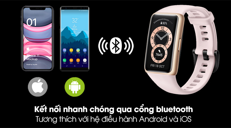 Huawei band 6 dây silicone
