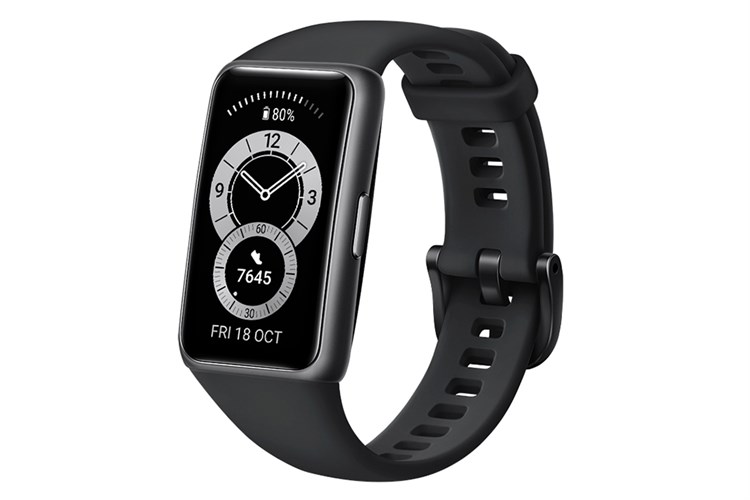 Huawei band 6 dây silicone Màu Đen