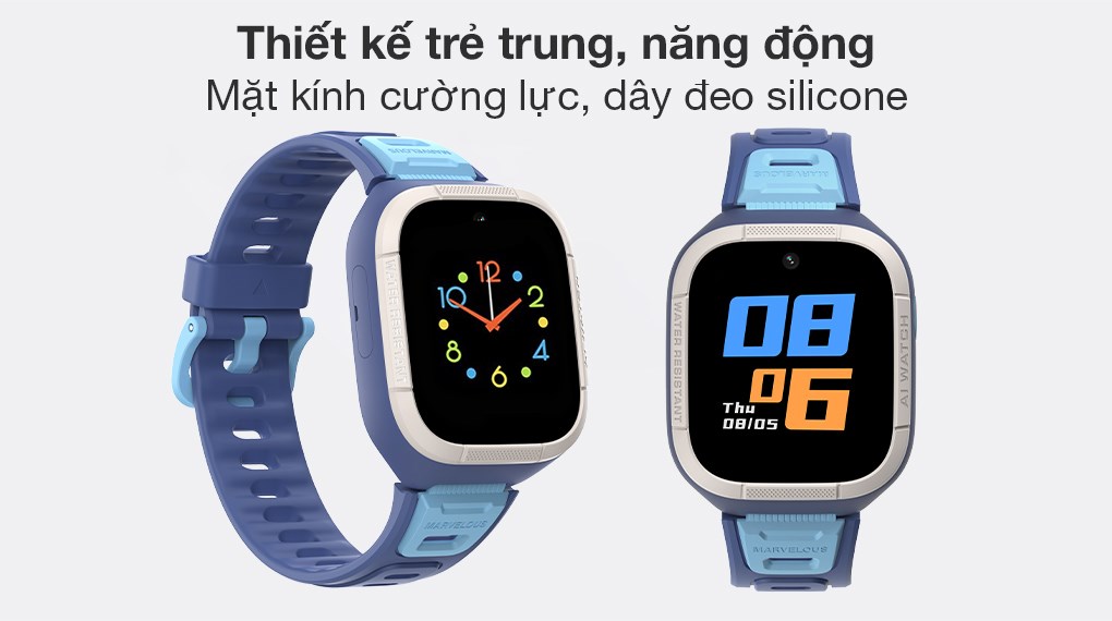 Đồng hồ định vị trẻ em Kidcare S6 4G Xanh Dorablue