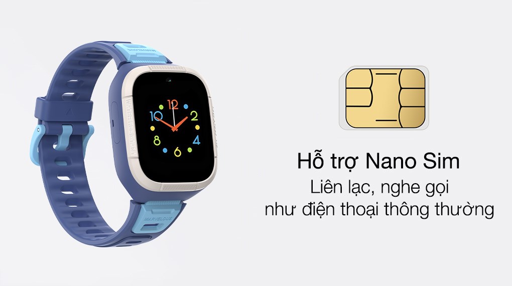 Đồng hồ định vị trẻ em Kidcare S6 4G Xanh Dorablue